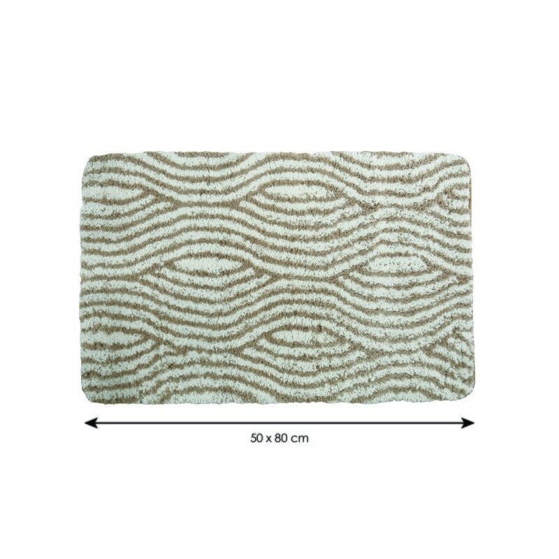 MSV MF Wave Bath Mat - 50X80cm