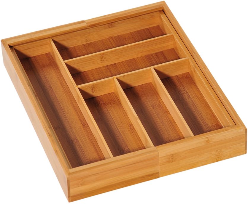 Kesper Adjustable Bamboo Cutlery Tray