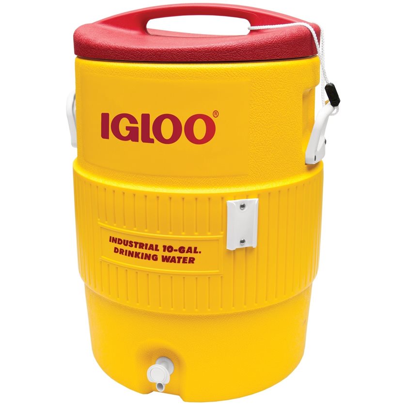 10-Gallon Yellow Water Cooler by Igloo