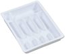 Kesper Extendable Plastic Cutlery Tray White