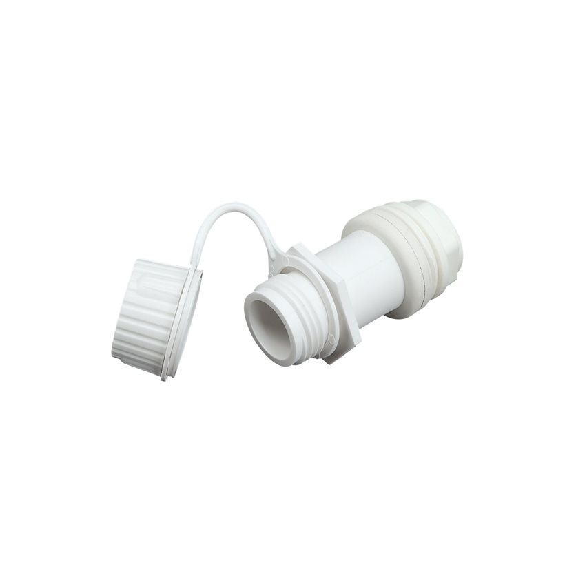 DRAIN PLUG - THREADED White