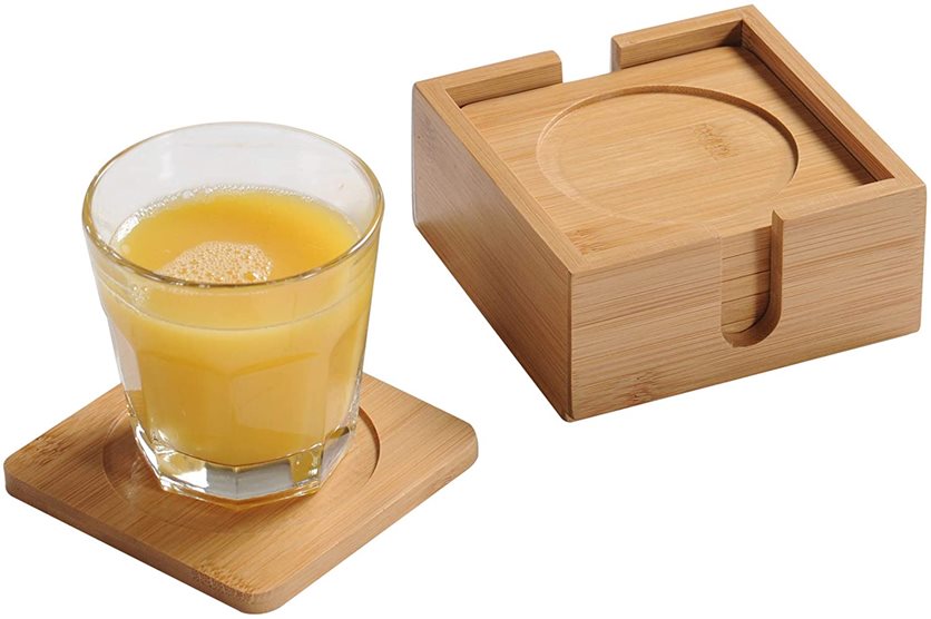 Kesper Bamboo Coaster 6 Piece Set