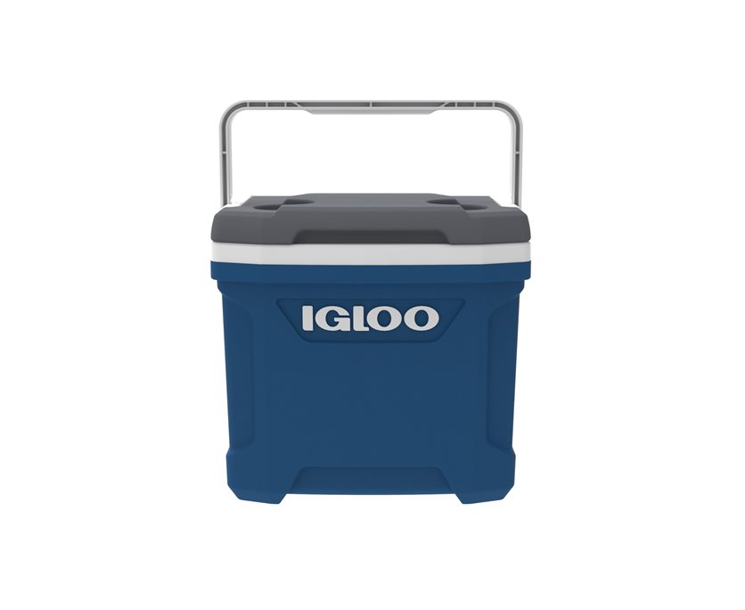 Igloo Latitude 16 Quart Cooler in Indigo Blue/White/Meteorite.