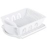 Sterilite Dish Rack 2 Piece Set White Small