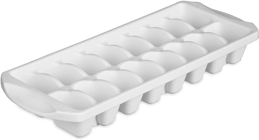 Sterilite Stackable Ice Cube Tray White