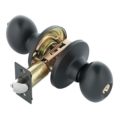TOLEDO Knob Santiago Lock Blantique Copperk - Single Lock Tubular System.