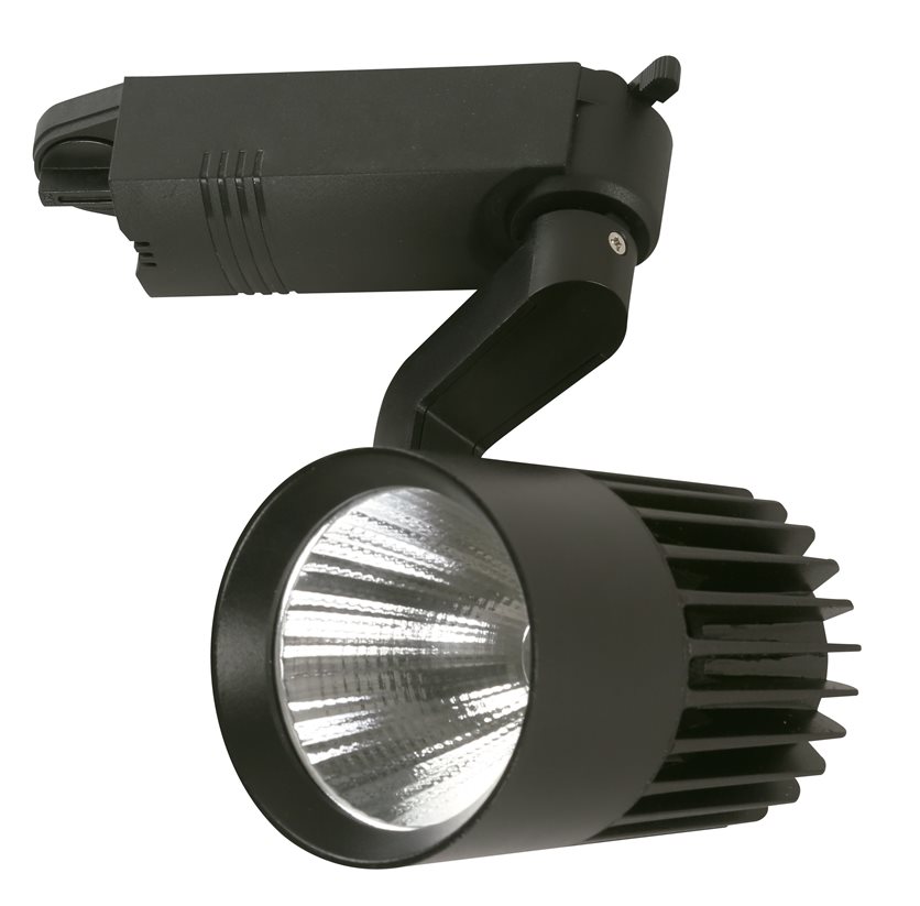 LED Tracklight Matt Black 24W 4000K