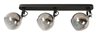 Spot Lamp Black 3 Light