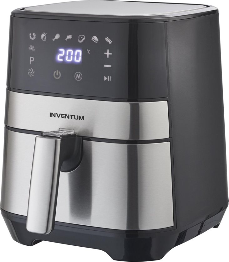 Hot Air Fryer - 3.5L - Black & Stainless Steel
