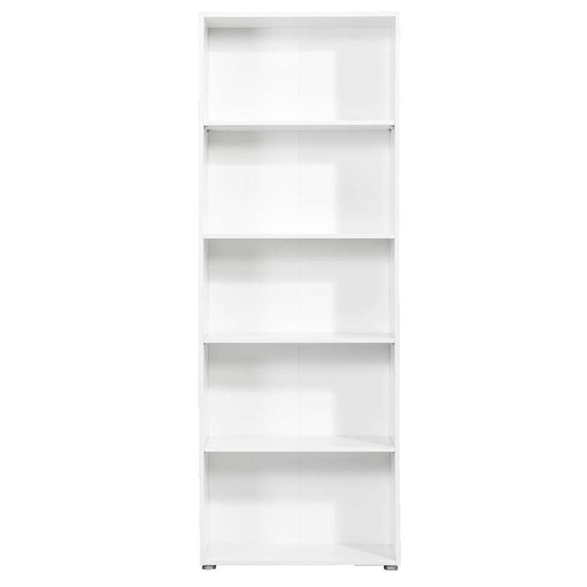 Bookcase Rome - white - 197x70x29.8 cm