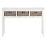 Side table Valerie - off white - 80x120x40 cm