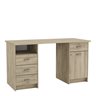 Monaco Desk with 1 Door and 4 Drawers