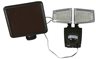Outdoor Wall Lamp 10W LED Solar Black