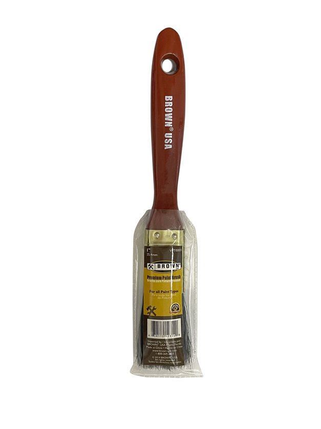 Brown Paint Brush - 1Inch
