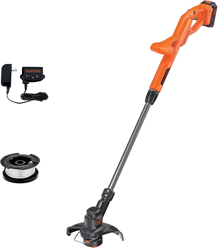 Black and Decker 20V MAX 10 inch Cordless Battery Powered String Trimmer/Edger  - Weed Eater - Edger 