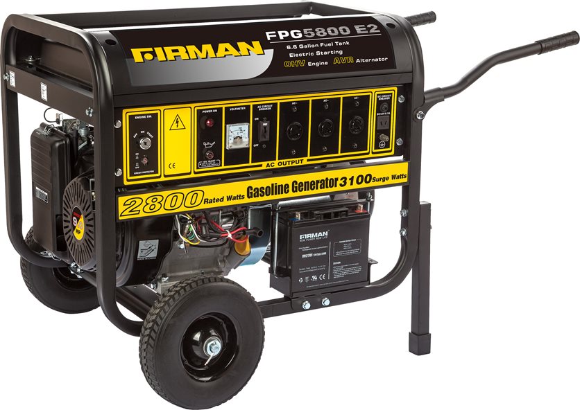 Firman 3600W/50Hz Gasoline Generator - Keep the power flowing!