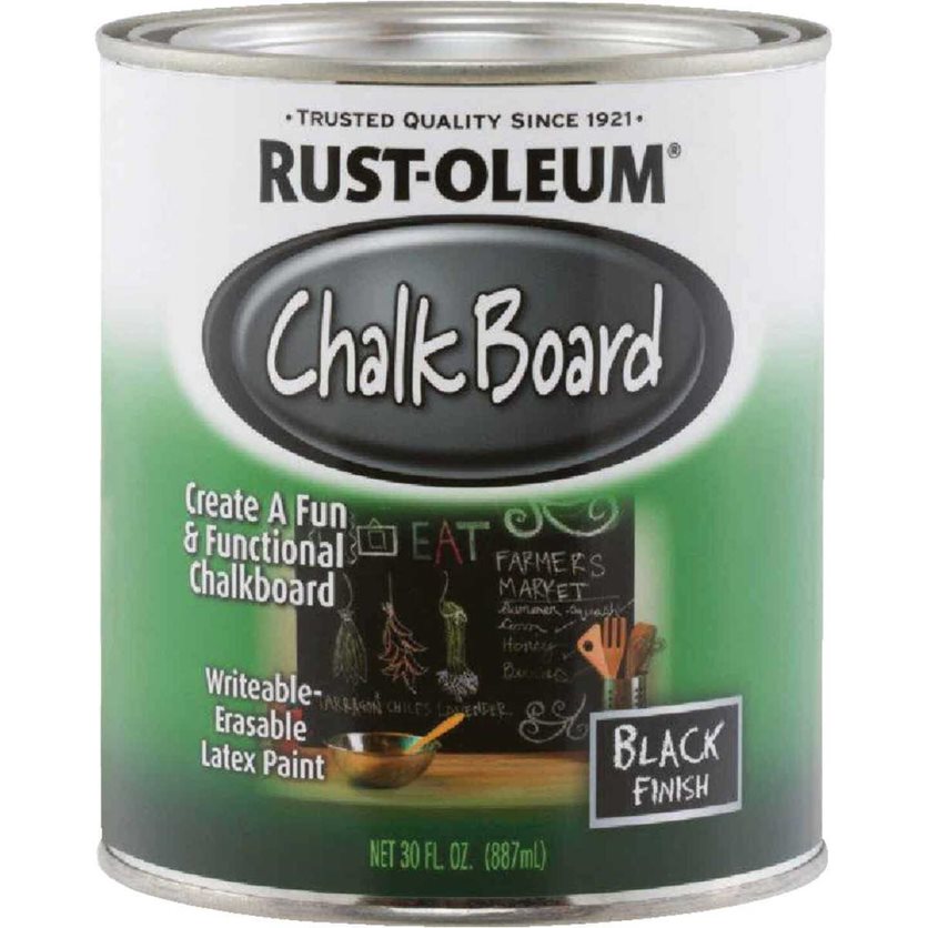 Black Quart Flat Chalk Board Paint