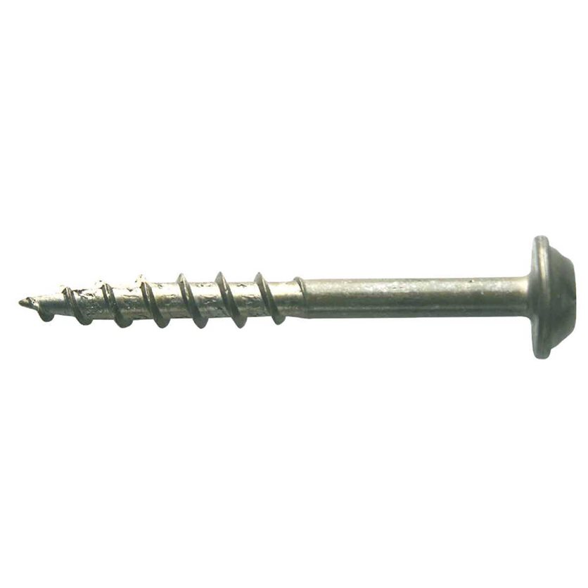 #8 1-1/4 In. Coarse Maxi-Loc Washer Head Zinc Pocket Hole Screw (100 Ct.)