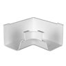 5 In. Traditional K-Style White Vinyl Gutter Inside Miter