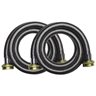 5 Ft. Stainless Steel 125 psi Washing Machine Hose (2-Pack)