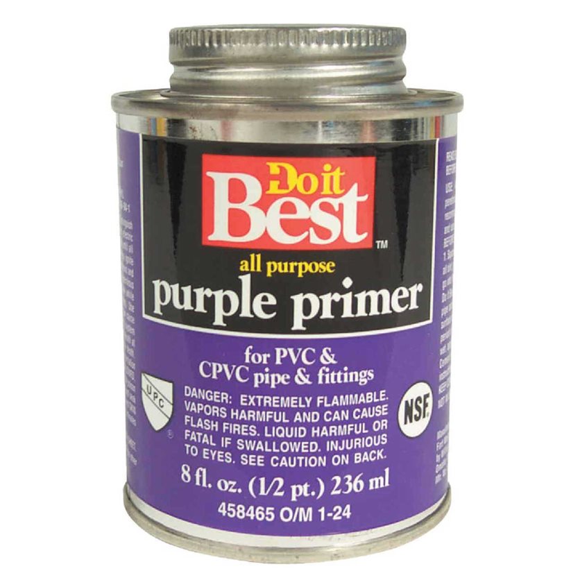 8 Oz. Purple Pipe and Fitting Primer for PVC/CPVC