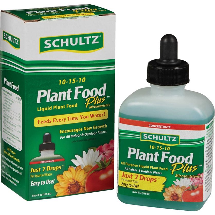 4 Oz. Concentrate 10-15-10 Liquid Plant Food Plus
