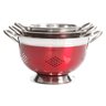 Osg Metaline 3pc Asean Colander, Metallic Red, S.s.