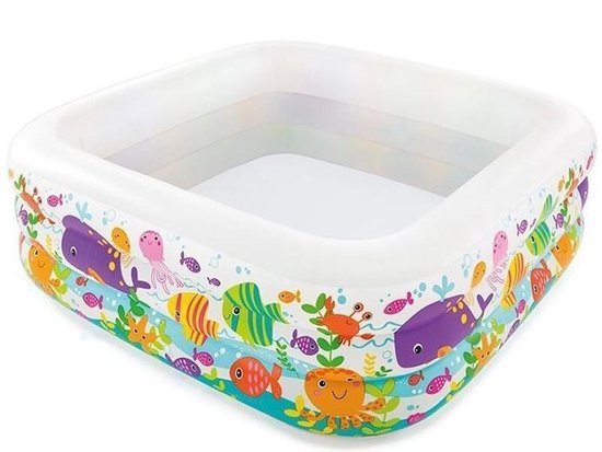 Inflatable Pool Ocean 159 X 159 X 50 Cm White