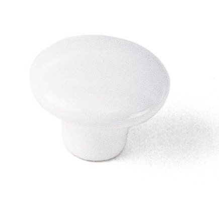 Porcelain Knob 1 1/2-Inch in White
