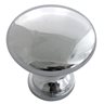 1 3/8 Steel Hollow Knob - Polished Chrome - pack of 10