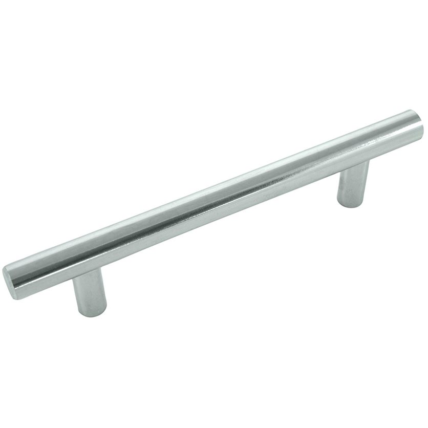 Steel T-Bar Pull - Polished Chrome - 4
