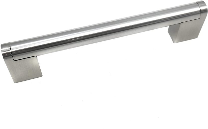 5 Inch - 128mm Tribeca Modern Cabinet Hardware Pull - Satin Nickel
