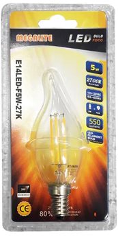 Illuminate your space with the E14 Led Spotlight 5W 2700K.