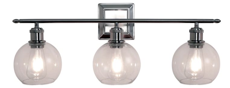 Decorative Wall Lamp For Bathroom 3Xe27-40W (Not Included) 110-240V