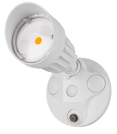LED Wall or Ceiling Lamp (Security) with Photocell, 10W in Light Tone 5000K, emits 1000LM.