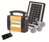 Solar Panel, Lightsource Brand, Kit 9V with 3 Spotlights A19 3W in 6000K.