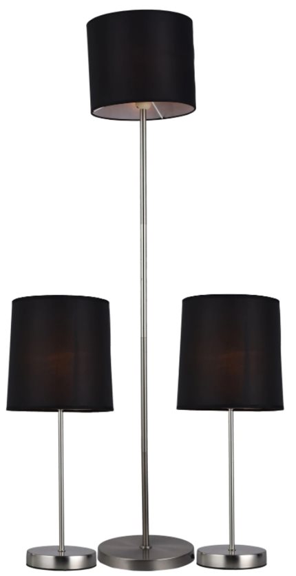 Kit of Floor Lamps (1Pc) and Table (2Pcs) 1Xe27-40W