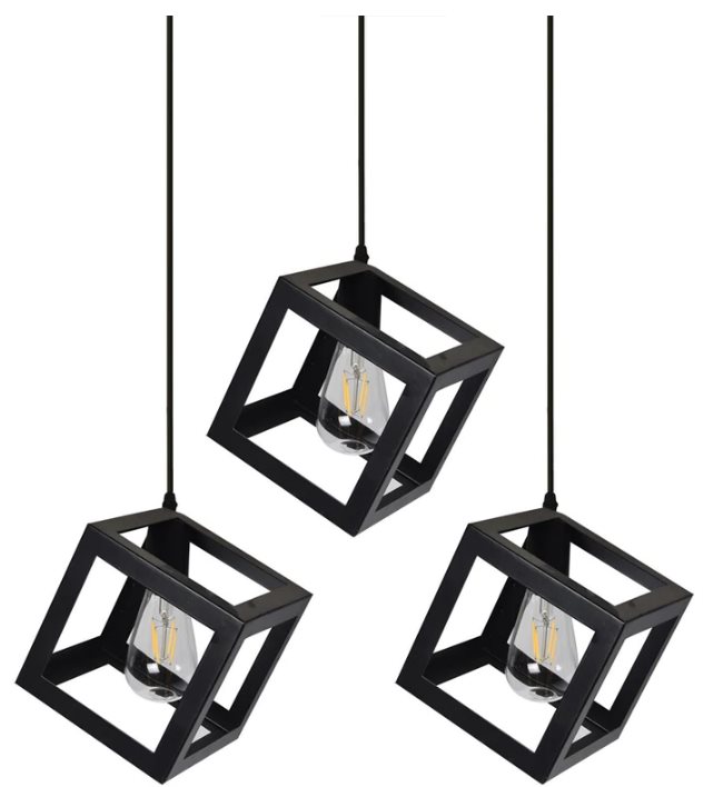 Modern Decorative Pendant Ceiling Lamp 3Xe27-60W (Not Included) 110-240V 50-60Hz