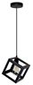 Pendant Ceiling Lamp 1Xe27 60W Max (Not Included) in Matt Black Finish.