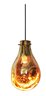 Modern Pendant Ceiling Lamp - Platinum Golden Glass.