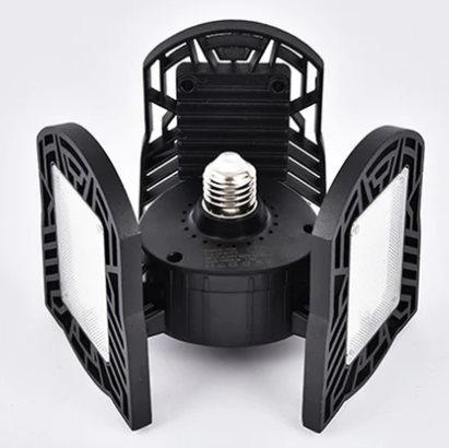 Outdoor LED Highbay Spotlight Ceiling Lamp with Directional Fins E27 100W 6000K 10,000Lm