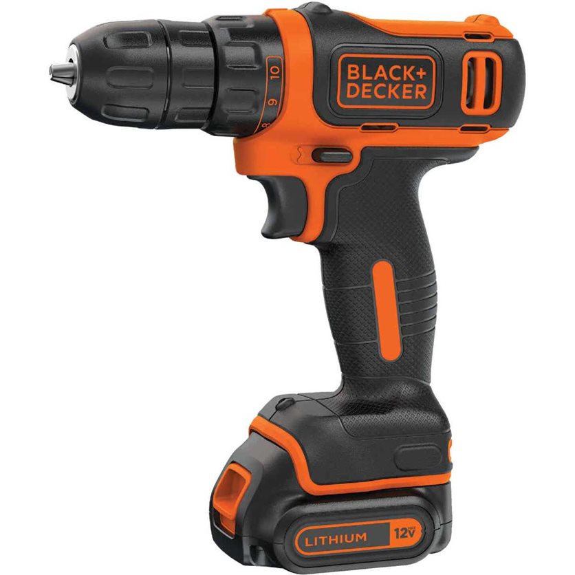 12V MAX* Cordless 3/8 in Drill Driver Kit (1) Lithium Ion Battery with  Charger | BLACK+DECKER