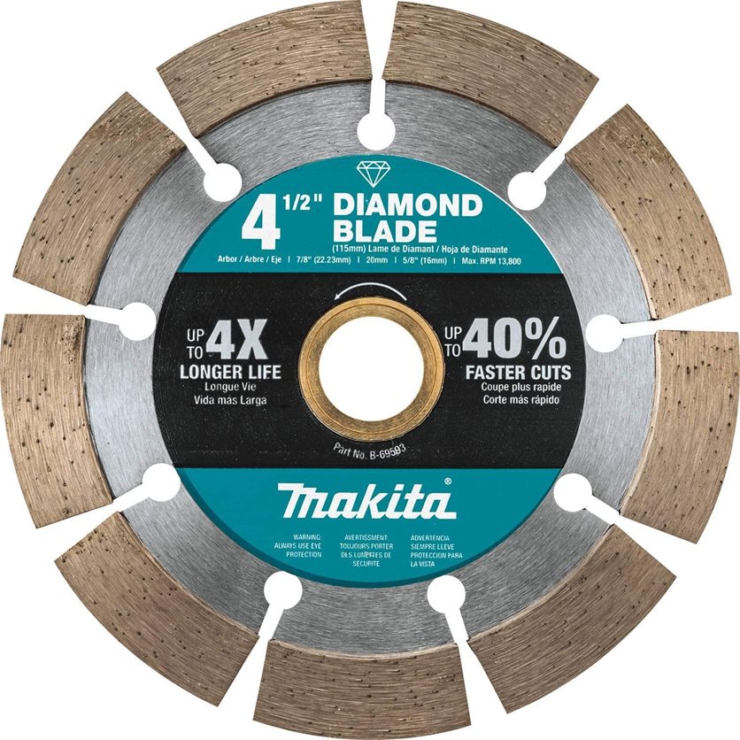 Makita 4-1/2 Segmented Diamond Blade