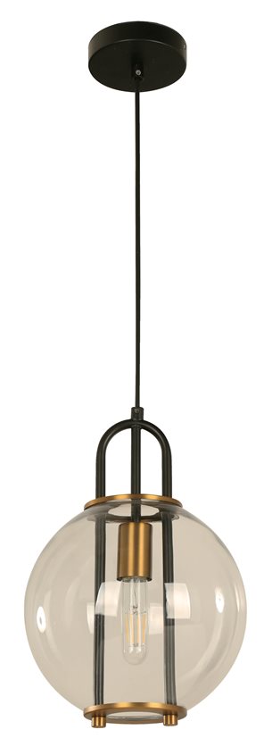 Hanging Lamp Black & Gold