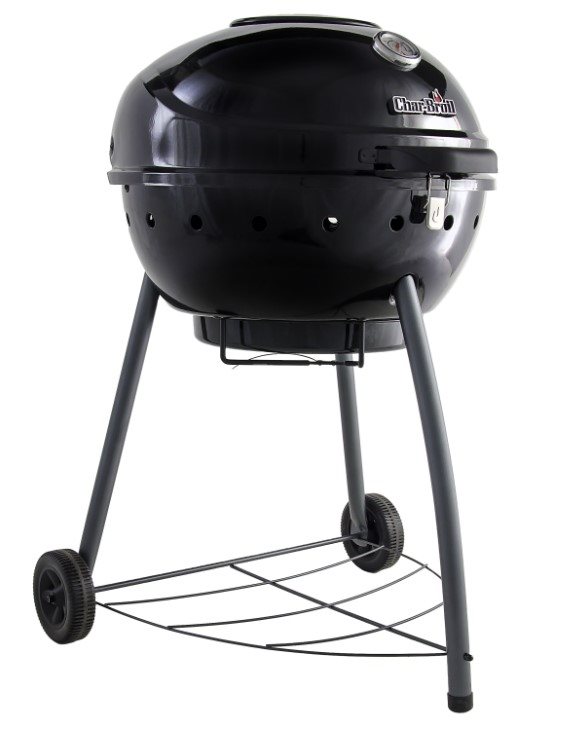 Kettleman Tru-Infrared Charcoal Grill - Black