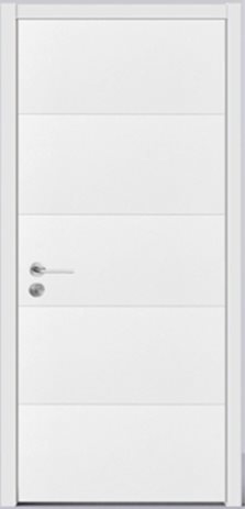 Hollow Core Flush Door, White, 211.5x83cm