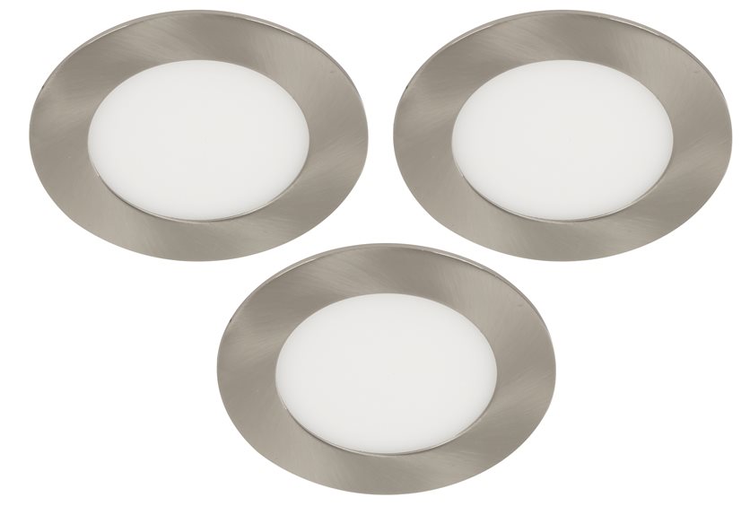 LED Downlight Round Satin Nickel