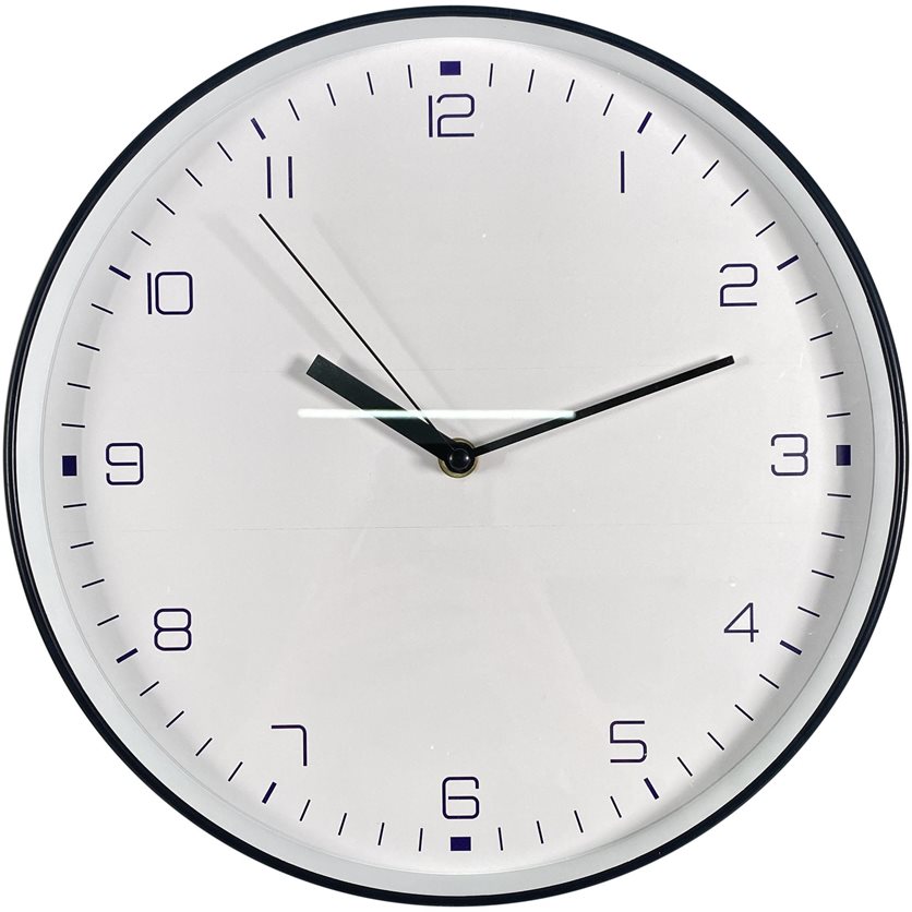 Wall Clock - Round - White/Black
