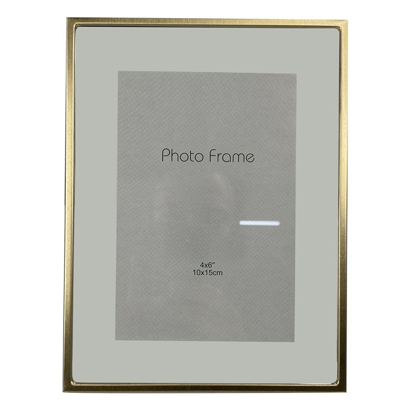 Concepts Aluminum Photo Frame - Gold - 10 x 15 cm.