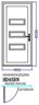 Aluminum Single (Hinged) Door, White, HD45RN, Right, 955x2032mm